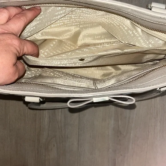 Authentic Kate Spade Leather Tote Bag - Picture 4 of 5